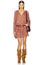 view 1 of 4 Bess Dress in Rust