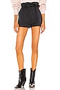 view 1 of 4 SHORT TAILLE HAUTE RIKE in Faded Black