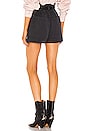 view 3 of 4 SHORT TAILLE HAUTE RIKE in Faded Black