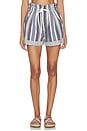 view 1 of 6 Nirma Short in Ecru & Blue