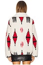 view 3 of 4 Marner Sweater in Ecru & Red