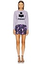 view 4 of 4 Millyny Sweatshirt in Lilac & Dark Navy