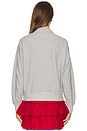 view 3 of 4 Moby Sweatshirt in Grey & Red