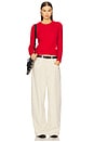 view 4 of 4 Isadora Sweater in Red