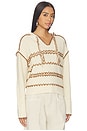 view 2 of 4 Romera Sweater in Ecru & Bronze