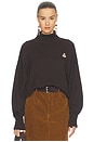 view 1 of 5 Nasha Sweater in Chocolate & Butter