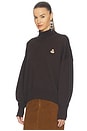 view 2 of 5 Nasha Sweater in Chocolate & Butter