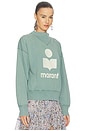 view 2 of 4 Moby Sweatshirt in Sage & Ecru