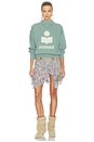 view 4 of 4 Moby Sweatshirt in Sage & Ecru