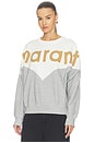 view 3 of 5 Houston Sweatshirt in Off White & Light Grey