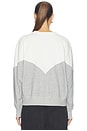 view 4 of 5 Houston Sweatshirt in Off White & Light Grey
