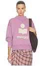 view 1 of 4 Moby Sweatshirt in Rosewood & Ecru
