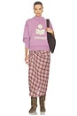 view 4 of 4 Moby Sweatshirt in Rosewood & Ecru