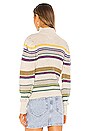 view 3 of 4 Georgie Turtleneck in Yellow & Purple