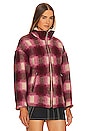 view 3 of 6 Giovany Blanket Coat in Fuchsia