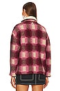 view 4 of 6 Giovany Blanket Coat in Fuchsia