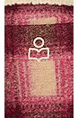 view 6 of 6 Giovany Blanket Coat in Fuchsia