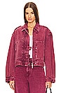 view 1 of 5 CHAQUETA UTILITARIA JULIE in Raspberry