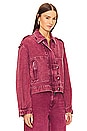 view 3 of 5 CHAQUETA UTILITARIA JULIE in Raspberry