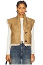 view 1 of 5 Clara Vest in Taupe
