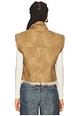 view 4 of 5 Clara Vest in Taupe