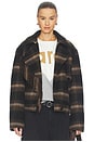 view 1 of 5 BLOUSON GALEANE in Black & Khaki