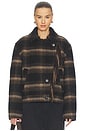 view 2 of 5 BLOUSON GALEANE in Black & Khaki