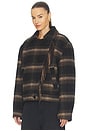 view 4 of 5 BLOUSON GALEANE in Black & Khaki