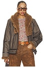 view 1 of 5 Olinka Parka Coat in Brown`