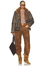 view 6 of 5 Olinka Parka Coat in Brown`