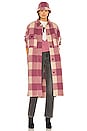 view 1 of 3 Fontizi Blanket Coat in Rosewood