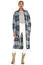 view 1 of 4 MANTEAU ELAYO in Greyish Blue