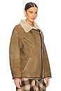 view 3 of 5 Adagio Coat in KHAKI