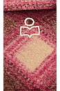 view 5 of 5 Fontizi Blanket Coat in Fuchsia