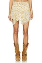 view 1 of 6 Fiala Skirt in Light Yellow & Ecru