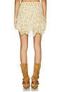 view 4 of 6 Fiala Skirt in Light Yellow & Ecru