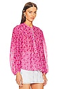 view 3 of 5 Salika Blouse in Fuchsia