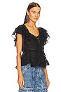 view 2 of 4 Madrana Top in Black