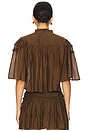 view 3 of 4 Carmen Top in Dark Khaki