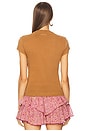 view 3 of 4 Maelie Top in Caramel