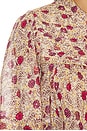 view 5 of 5 Douna Top in Ecru & Raspberry