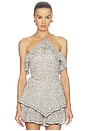 view 1 of 5 Djimia Top in Ecru & Black