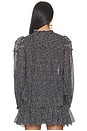 view 3 of 5 Christa Blouse in Black & Ecru