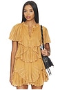 view 1 of 5 Lorna Short Sleeve Top in Caramel