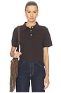 view 1 of 5 Althea Top in Chocolate