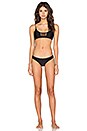 view 5 of 5 Sola Bikini Bottom in Black Mesh