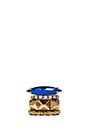view 1 of 4 Studded Stacked Rings in Blue