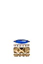 view 4 of 4 Studded Stacked Rings in Blue