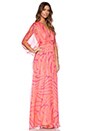 view 2 of 3 Goddess Maxi Dress in Coral