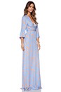 view 2 of 3 ROBE MAXI FRANCESCA in Cornflower